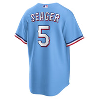Texas Rangers Corey Seager Light Blue Alternate Replica Jersey