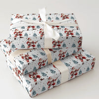Electric Guitar Rocker Gift Wrap, Rocking Santa Christmas Wrapping Paper, Music Lover Xmas Wrapping Paper, Holiday Musician Wrapping Paper