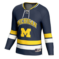 Michigan Wolverines Spirit Hockey Jersey - Navy