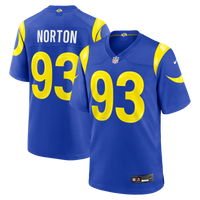 Los Angeles Rams Bill Norton Royal Team Game Jersey