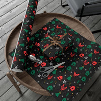 Farmhouse Coop Holiday Gift Wrap, Christmas Chicken Wrapping Paper, Adorable Farm Animal Present Wrap, Rustic Xmas Holiday Gift Wrapping Paper