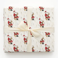 Watercolor Jazz Christmas Gift Wrap, Santa Playing Saxophone Wrapping Paper, Musical Stool Santa Wrapping Paper, Holiday Gift Wrapping Paper