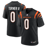 Cincinnati Bengals DJ Turner II Black Team Game Jersey