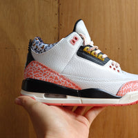 High Top Sneakers, White Orange Colorway, Lace Up Design, Casual Gift for Sneaker Fans
