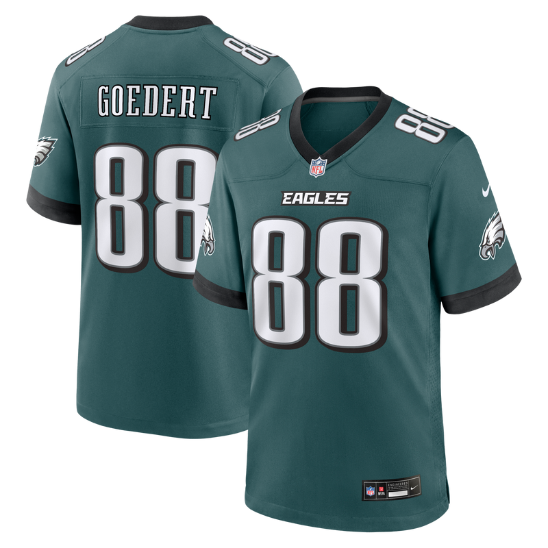 Philadelphia Eagles Dallas Goedert Midnight Green Team Game Jersey