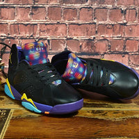 Sneakers, Black Purple Colorway, Casual Gift for Sneaker Fans