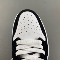 Low Top Sneakers, White Black Colorway, Lace Up Design, Casual Gift for Sneaker Fans