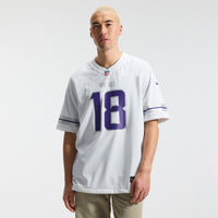 Minnesota Vikings Justin Jefferson White Alternate Game Player Jersey