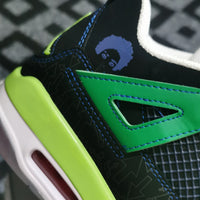 Basketball Shoes, Black Green Colorway, Lace Up Design, Casual Gift for Shoe Lovers