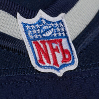 New England Patriots Tom Brady Navy Super Bowl XXXVI Authentic Throwback Jersey