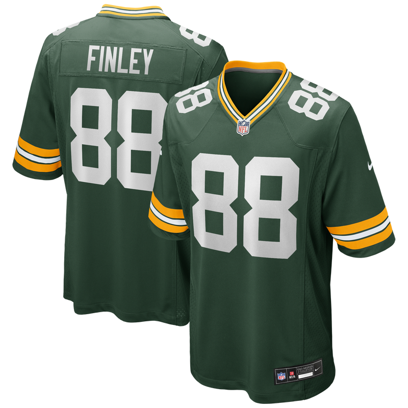 Green Bay Packers Jermichael Finley Green Game Retired Player Jersey