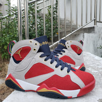 Sneakers, Red Colorway, Lace Up Design, Casual Gift for Sneaker Fans
