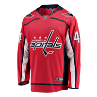 Washington Capitals Cole Hutson Red Home Breakaway Jersey