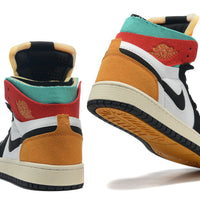 Sneakers, Black Red Green Colorway, Lace Up Design, Casual Gift for Sneaker Fans
