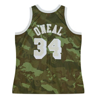 Los Angeles Lakers NBA Shaquille O'Neal Ghost Green Camo Swingman Jersey