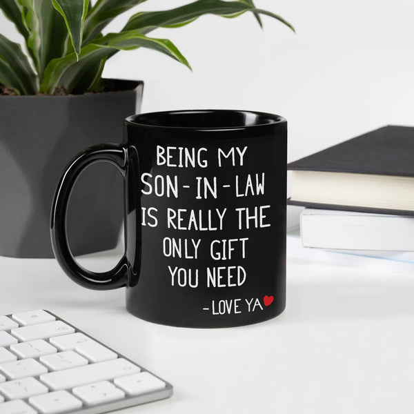 Sarcastic Only Present You Need Mug, Humorous Son-In-Law Coffee Mug, Humorous Ceramic Family Gag Mug, Mother-In-Law Joke Cup,