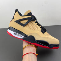 Retro Low Top Sneakers, Black Red Yellow Colorway, Leather Footwear, Lace Up Design, Casual Gift for Sneaker Fans