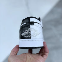 Low Top Sneakers, White Black Colorway, Lace Up Design, Casual Gift for Sneaker Fans