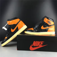 Sneakers, Black Orange Colorway, Lace Up Design, Casual Gift for Sneaker Fans