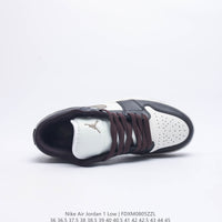 Retro Low Top Basketball Shoes, Black White Colorway, Lace Up Design, Casual Gift for Shoe Lovers