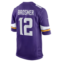 Minnesota Vikings Max Brosmer Purple Team Game Jersey