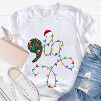 Festive Christmas Lights Shirt, Christmas Atmosphere Lights T-Shirt, Retro Christmas Lights Graphic Tee, Holiday Family Shirt Present