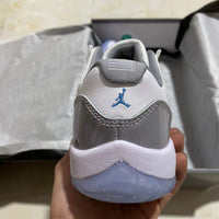 Low Top Sneakers, University Blue White Gray Colorway, Lace Up Design, Casual Gift for Sneaker Fans