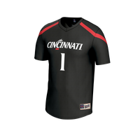 #1 Cincinnati Bearcats Lacrosse Fashion Jersey - Black