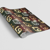 Christmas Milestone 67 Gift Wrap, 67th Birthday Wrapping Paper, Festive Number Wrapping Paper, Holiday Birthday Party Gift Wrap Roll