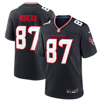 Houston Texans Foster Moreau Navy Team Game Jersey