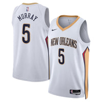 New Orleans Pelicans Association Edition Swingman Jersey - White - Dejounte Murray