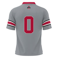 #0 Ohio State Buckeyes Lightweight Lacrosse Jersey - Gray