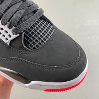 Mid Top Sneakers, Black Red Colorway, Lace Up Design, Casual Gift for Sneaker Fans