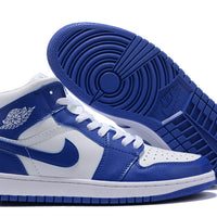 Sneakers, Blue White Colorway, Lace Up Design, Casual Gift for Sneaker Fans