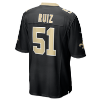 New Orleans Saints Cesar Ruiz Black Game Jersey