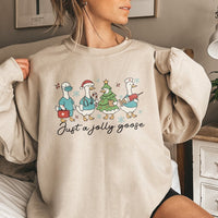 Humorous Medical Holiday Nurse Sweater, Christmas Goose Nurse Sweatshirt, Adorable Goose RN Crewneck Sweatshirt, Healthcare Nursing Student Present