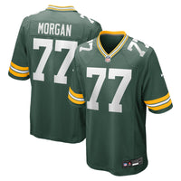 Green Bay Packers Jordan Morgan Green Player Game Jersey