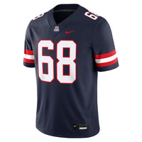 Tedy Bruschi Navy Arizona Wildcats Home Game Jersey