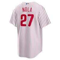 Philadelphia Phillies Aaron Nola White Home Replica Player Name Jersey