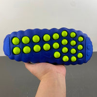 Slides, Blue Black Colorway, Slip On Design, Casual Gift for Shoe Lovers