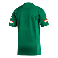 #1 Green Miami Hurricanes Replica Football Jersey