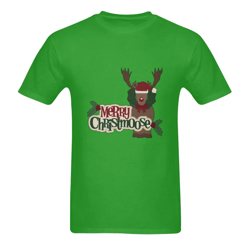 Humorous Christmas Moose Graphic Shirt, Merry Christmoose T-Shirt, Retro Christmas Moose Holiday Tee, Adorable Merry Christmoose Winter Shirt