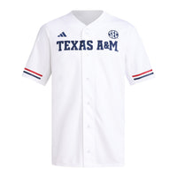 Texas A&M Aggies Replica Baseball Jersey - White