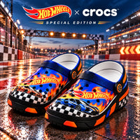 HW Flame Trail - Checkered-Flag Clogs Built for Speed