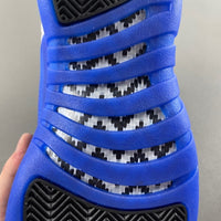 Low Top Sneakers, Blue White Colorway, Lace Up Design, Casual Gift for Sneaker Fans