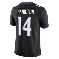 Baltimore Ravens Kyle Hamilton Black Alternate Stitched Limited Jersey