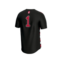 #1 Stanford Cardinal Lightweight Soccer Fashion Jersey - Black