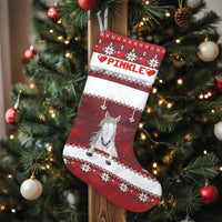 Custom Name Equine Stocking, Personalized Horse Christmas Stocking, Adorable Pony Holiday Stocking, Horse Lover Present, Rustic Farmhouse Decor