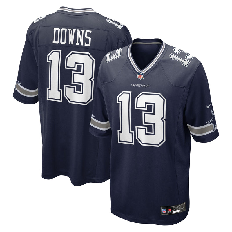 Dallas Cowboys Caleb Downs Navy 2026 NFL Draft First Round Pick No. 11 Team Game Jersey