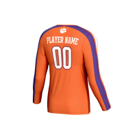 Clemson Tigers NIL Pick-A-Player Lightweight Collegiate Volleyball Fashion Jersey - Orange
